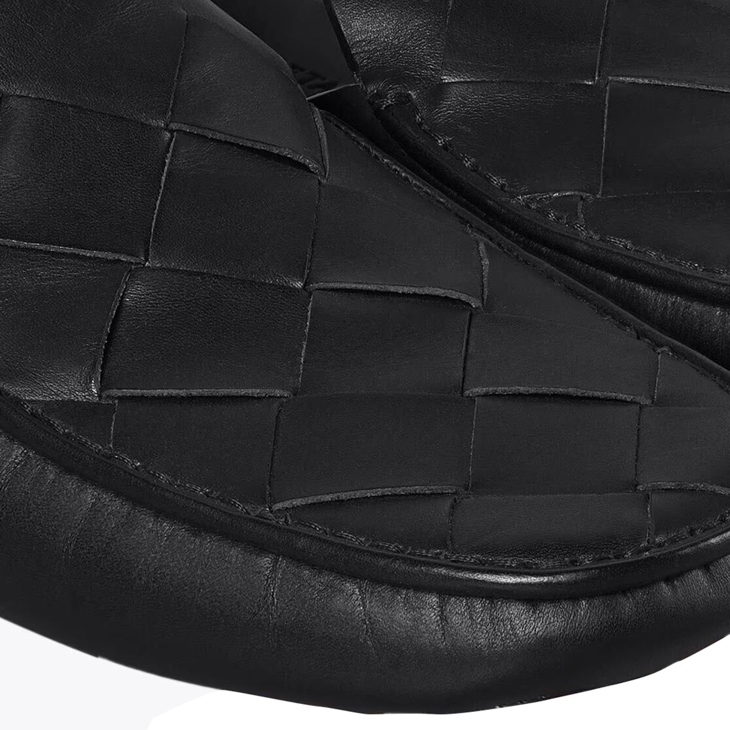 Custom Handmade Woven Leather Loafers