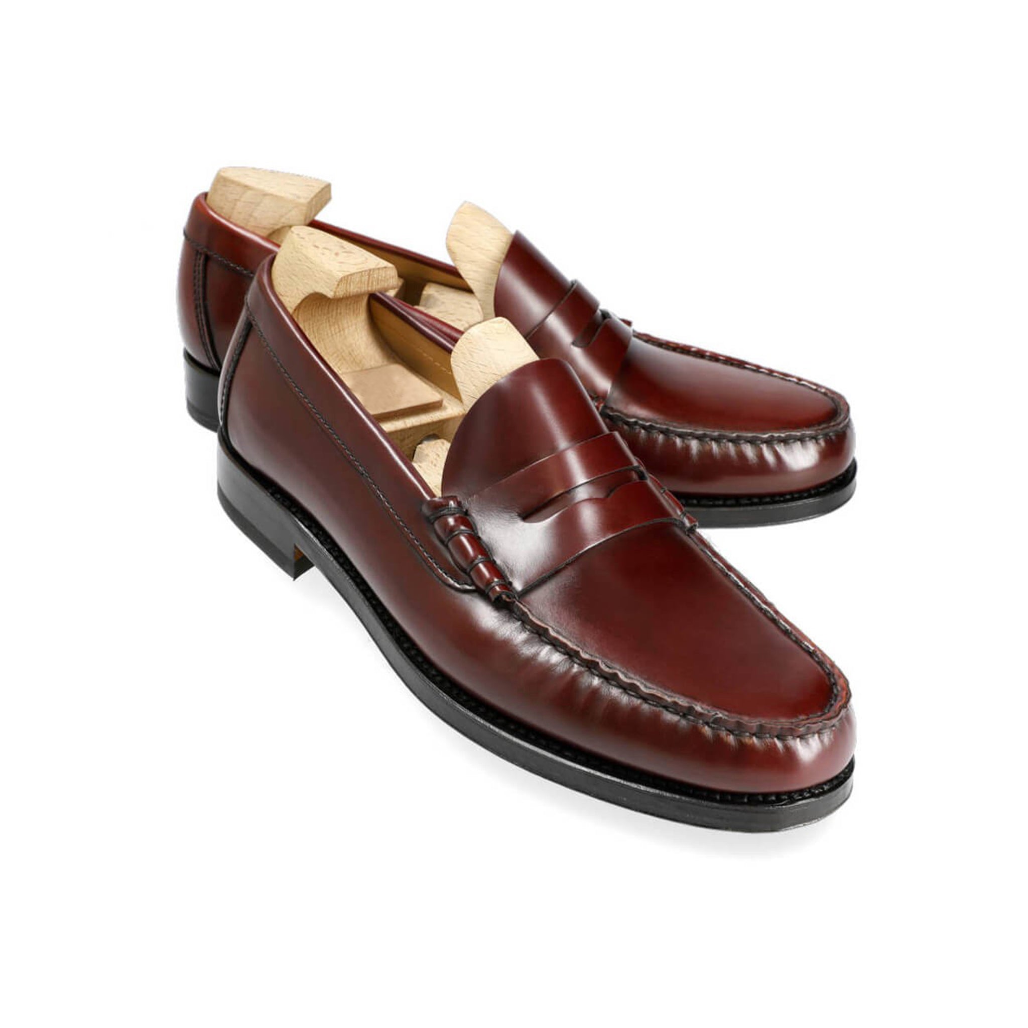 Burgundy Leather Penny Loafer