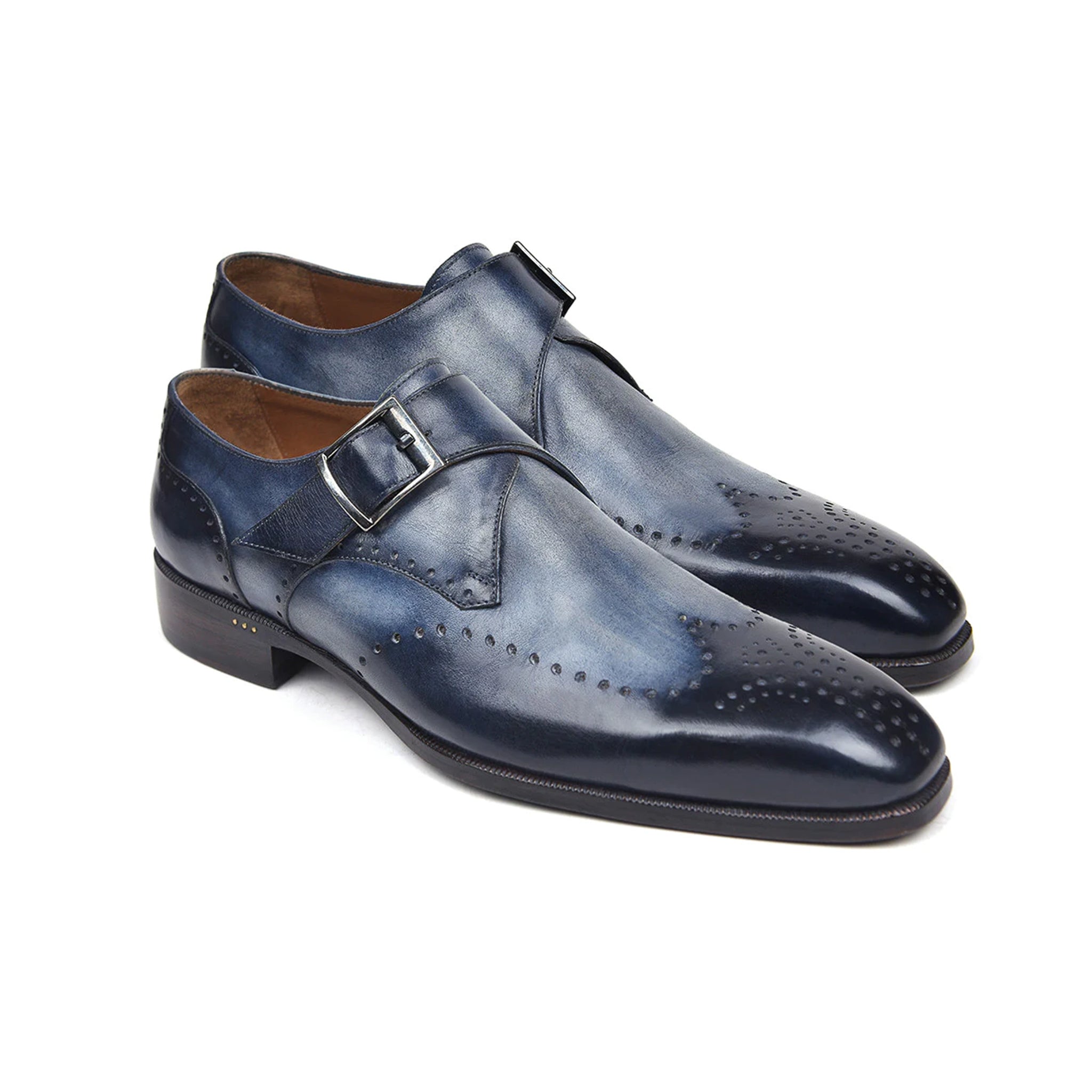 Lorenzo  Brogue Single Monkstrap Shoes