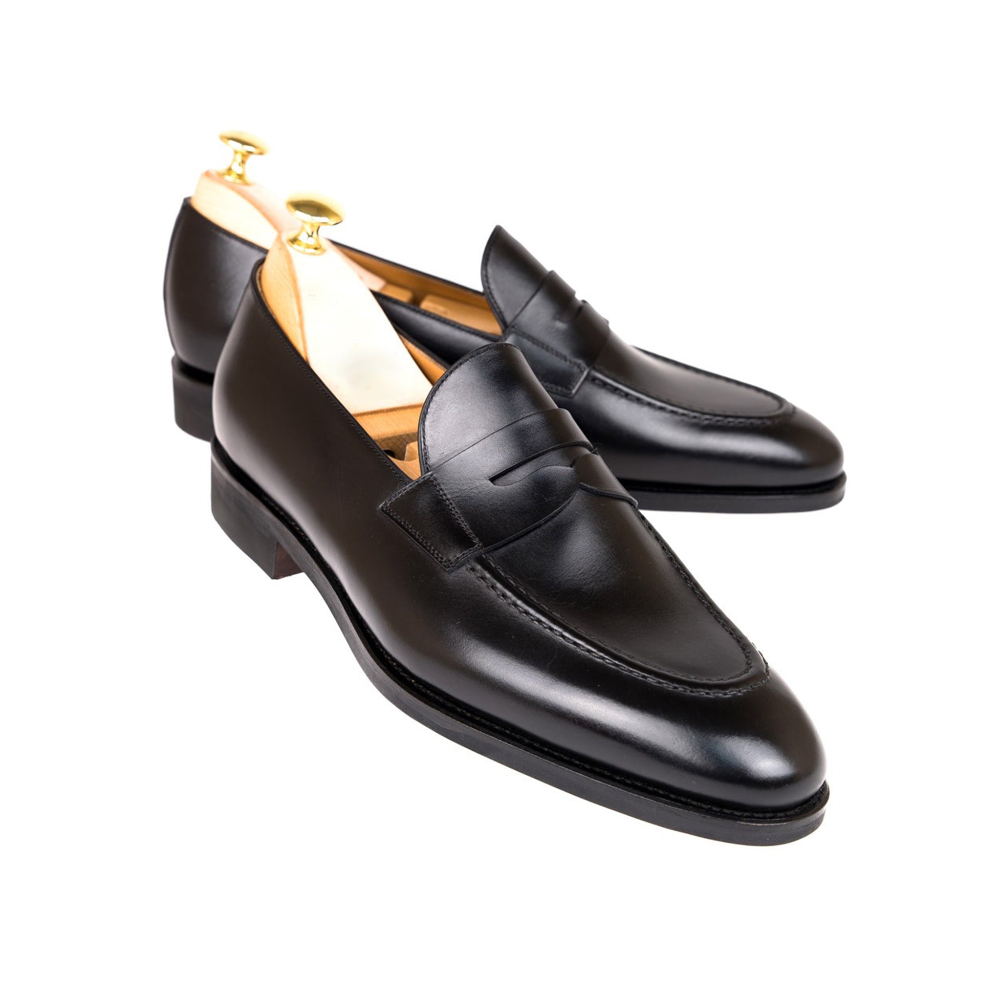 Midnight Calf Penny Loafers