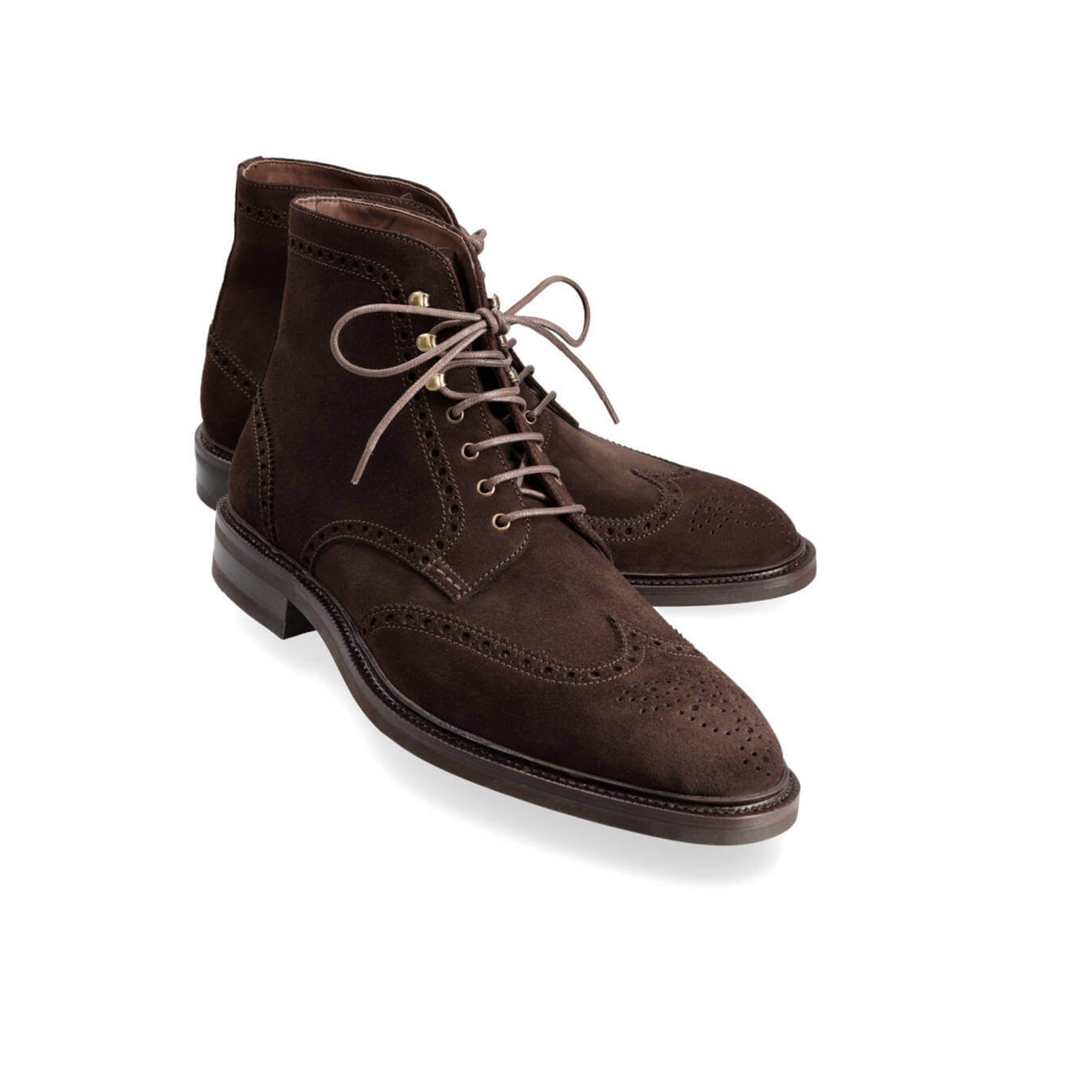 Wingtip Suede Work Boots