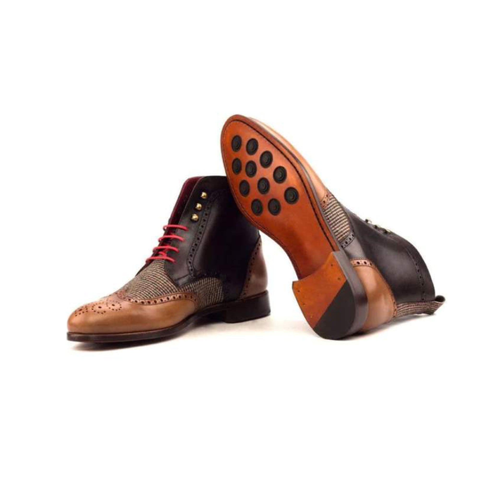 Military Brogue Boots