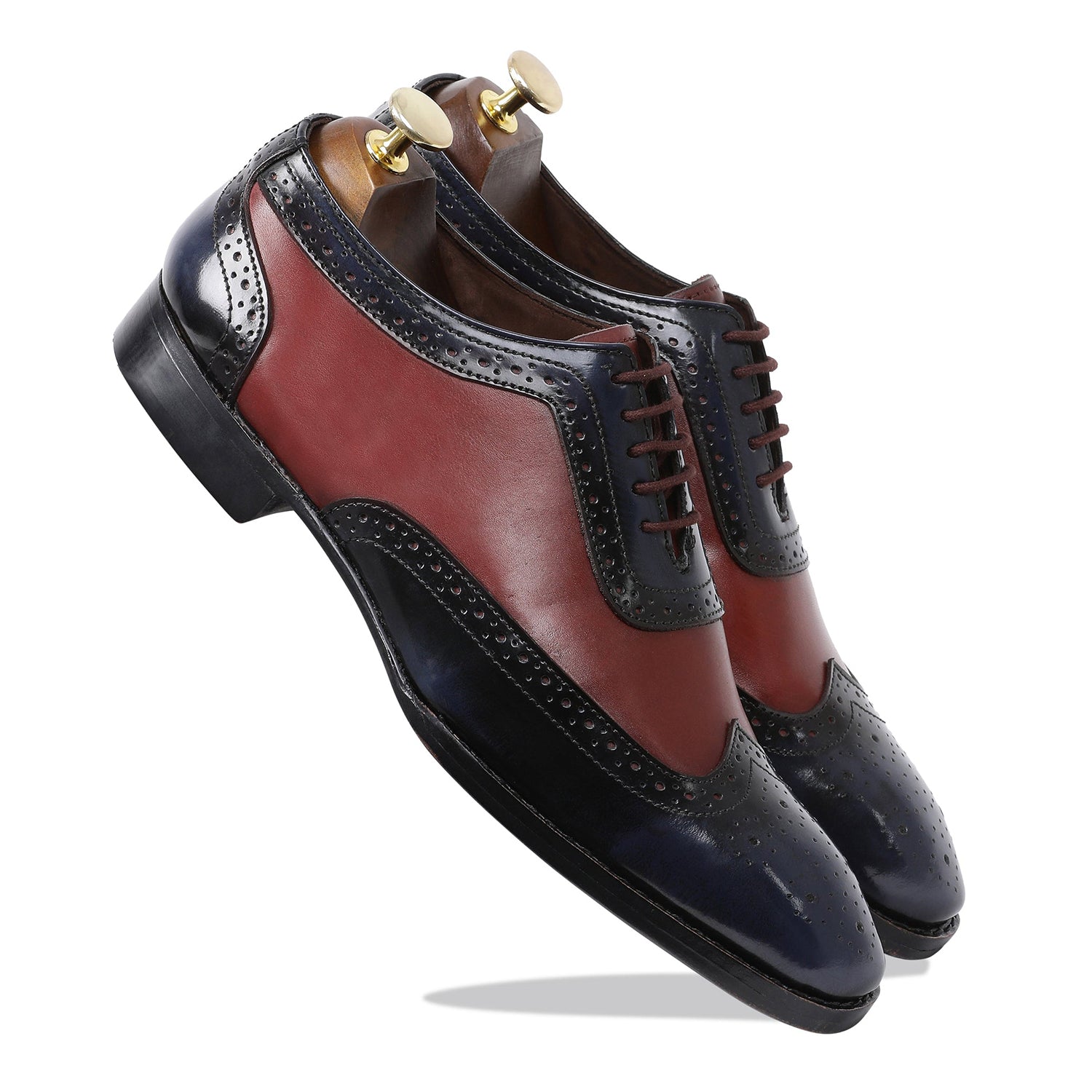 Cherokee Brogues Cherry & Blue