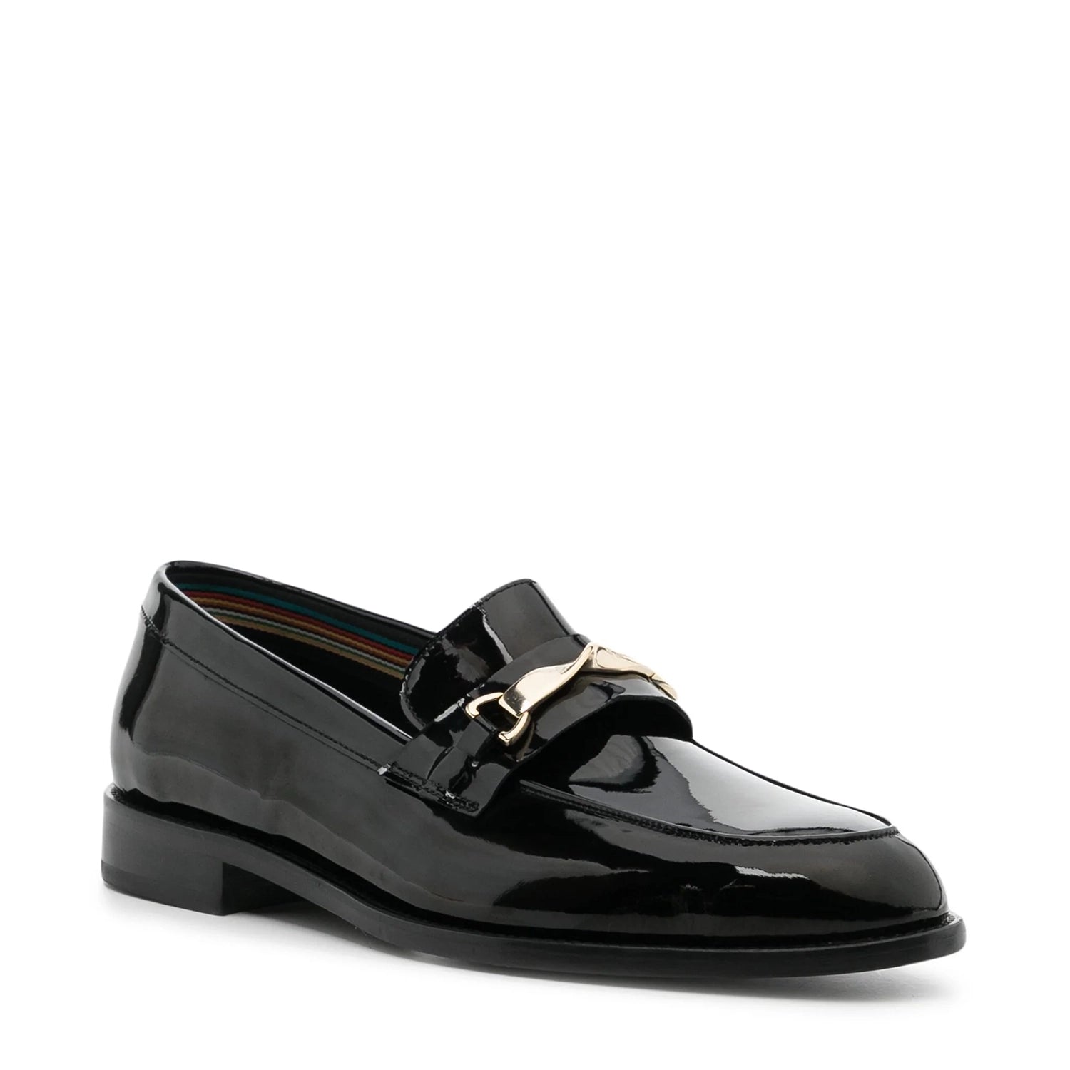 Black Patent Leather Party Wear Loafers
