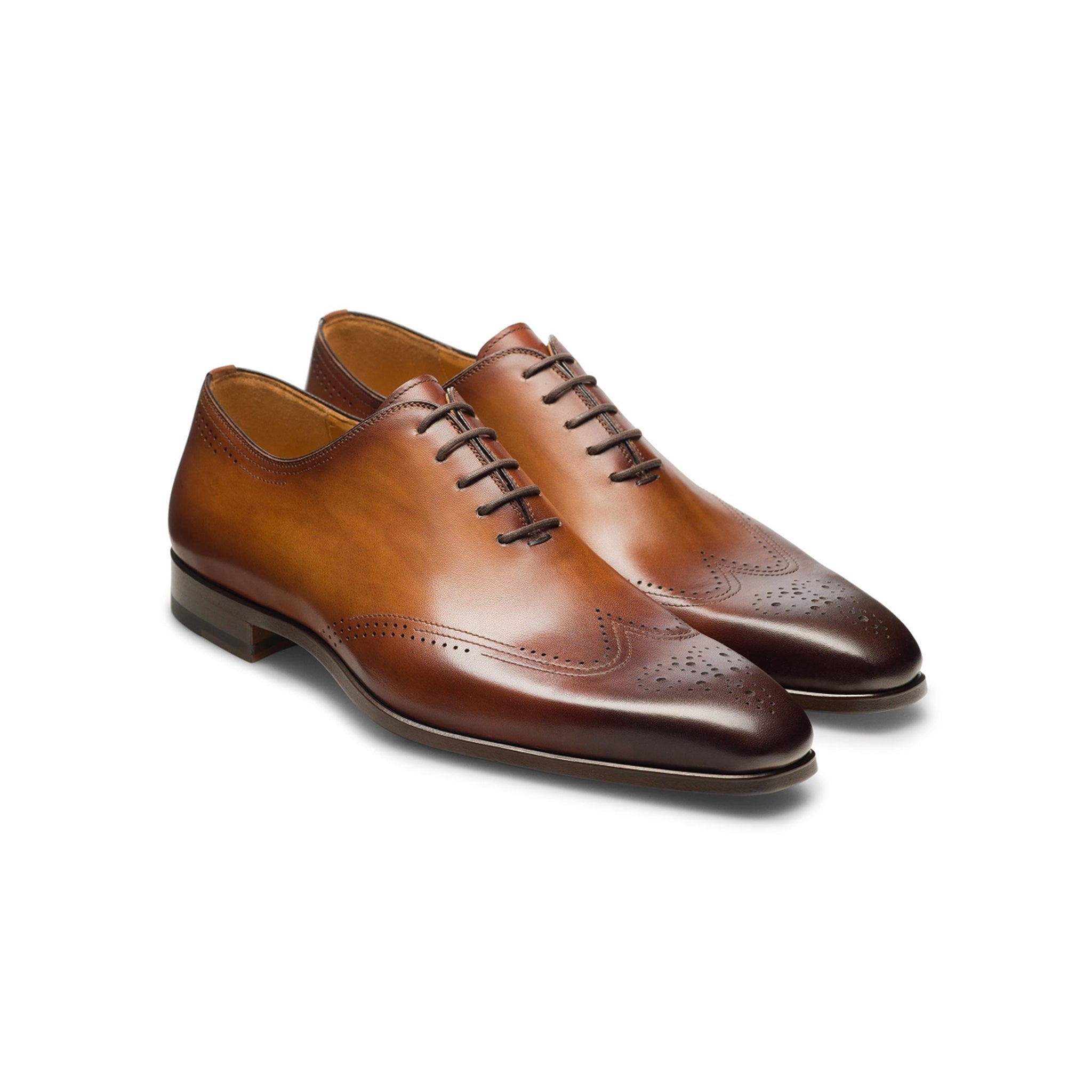 Jonas Whole Cut Wingtip Leather Oxford Shoes