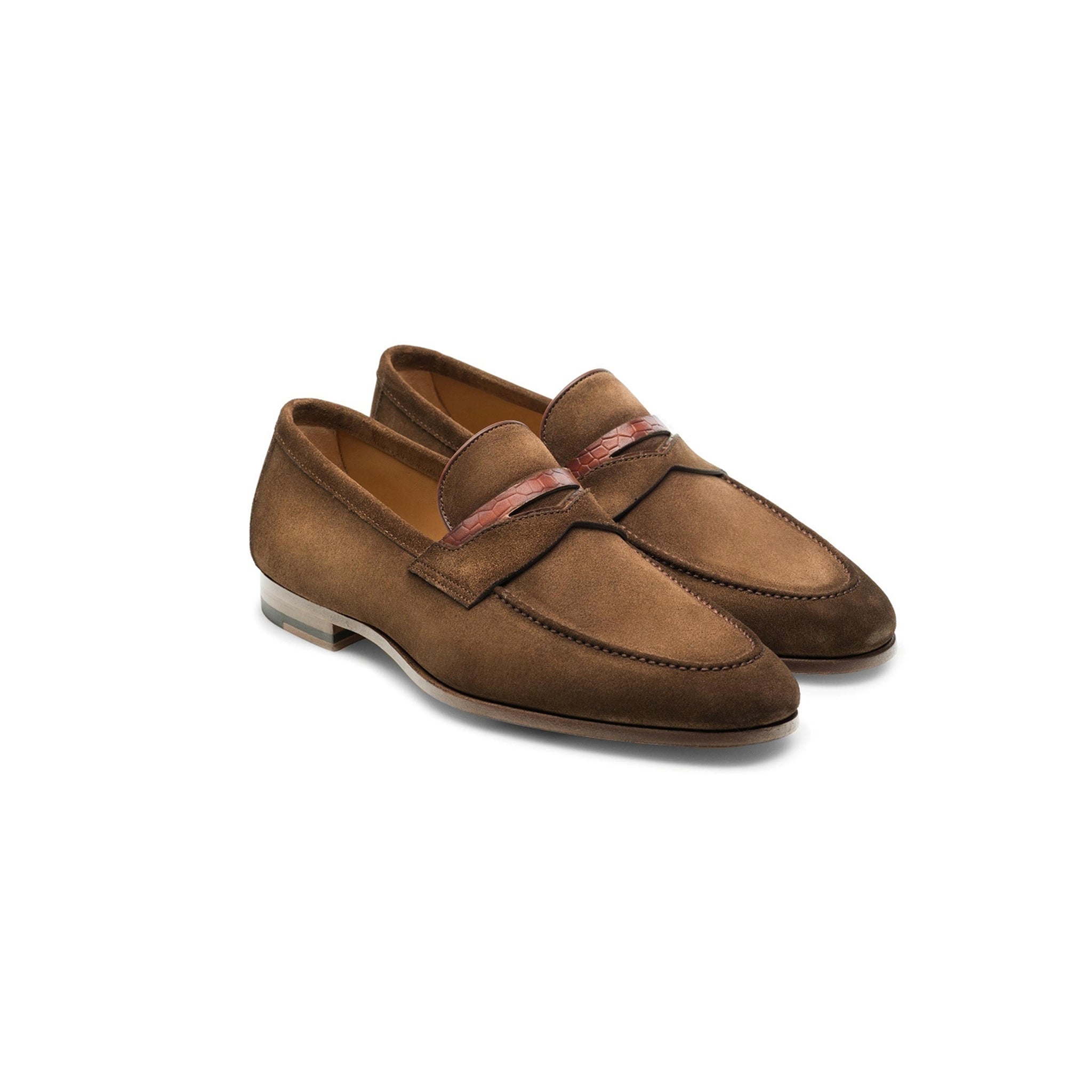 Suede Sasso Utilizes Classic Penny Loafer
