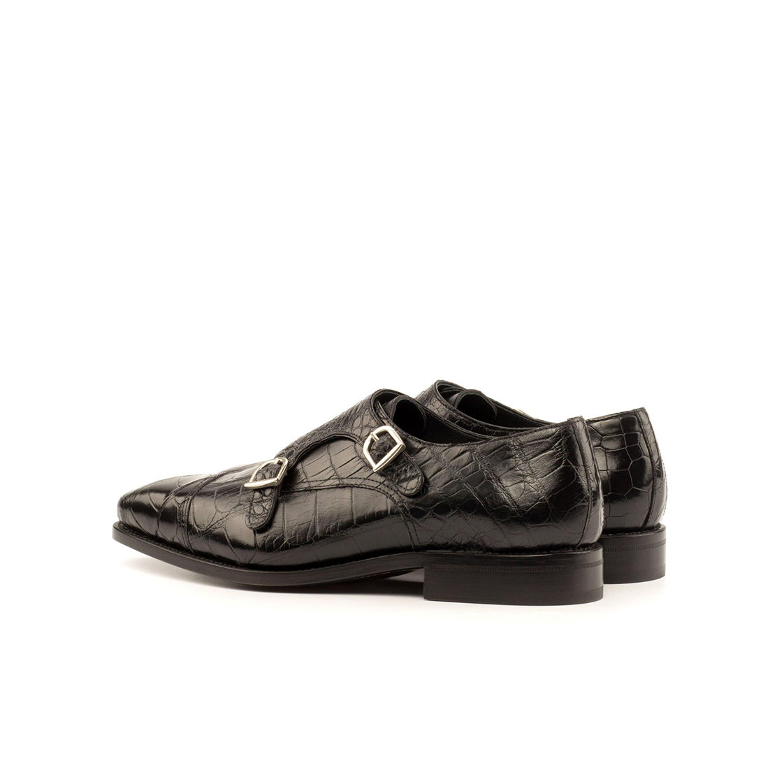 Zenith Zest Monkstrap Shoe Black