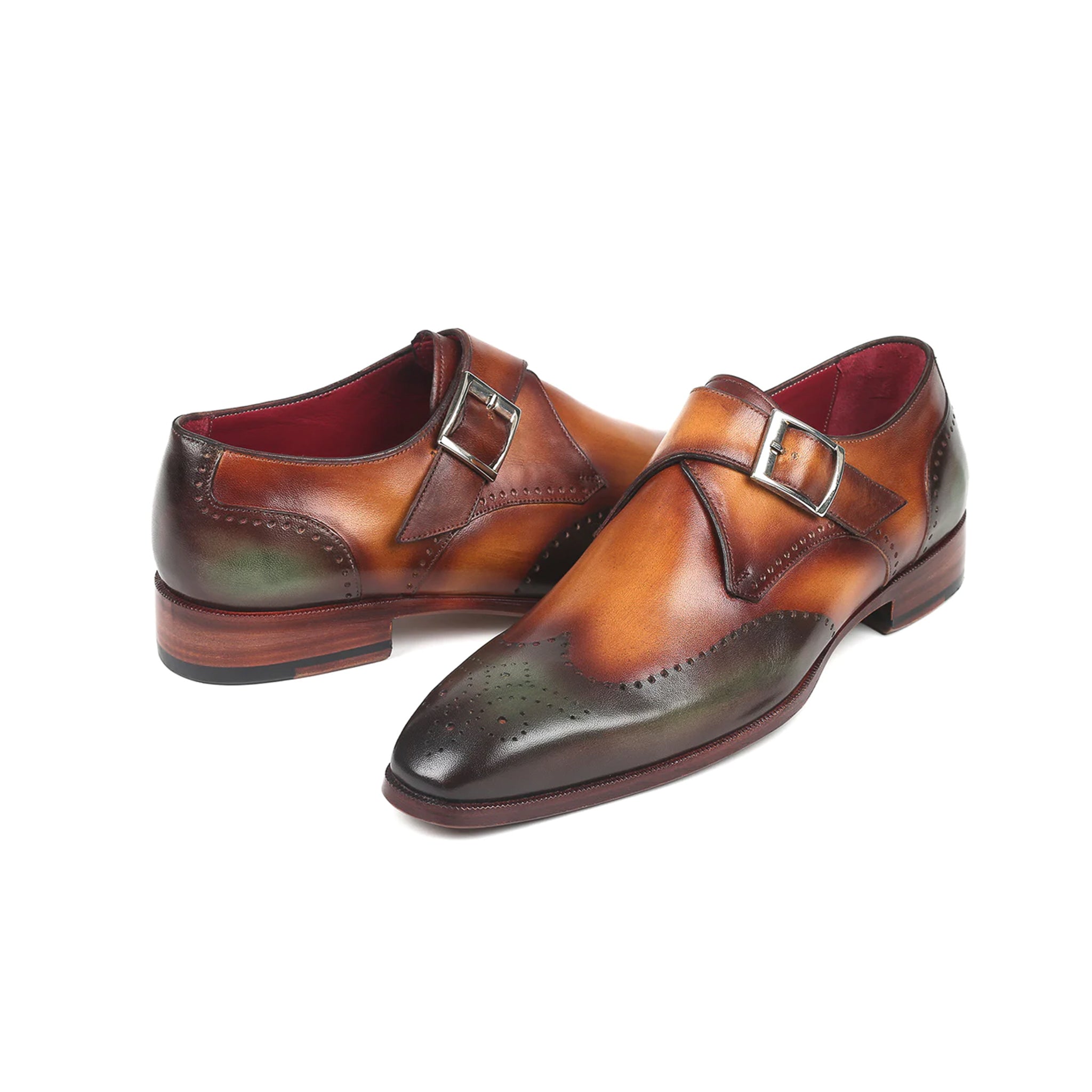 Sanguine Single Monkstrap Tan Shoes