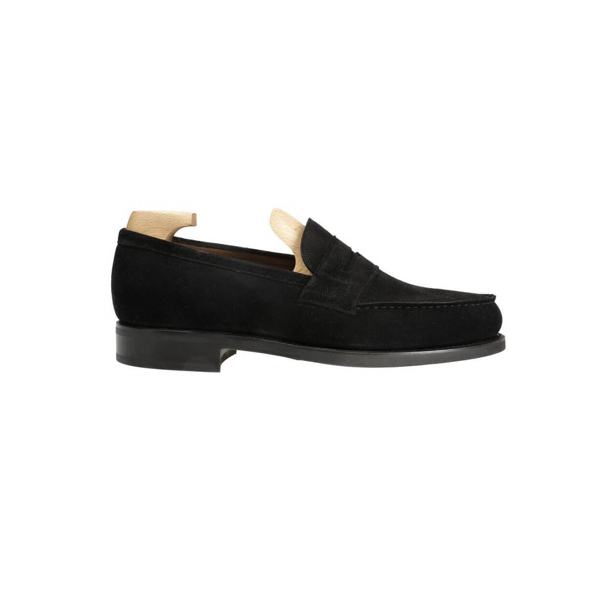 Marco Coal Leather Penny Loafer