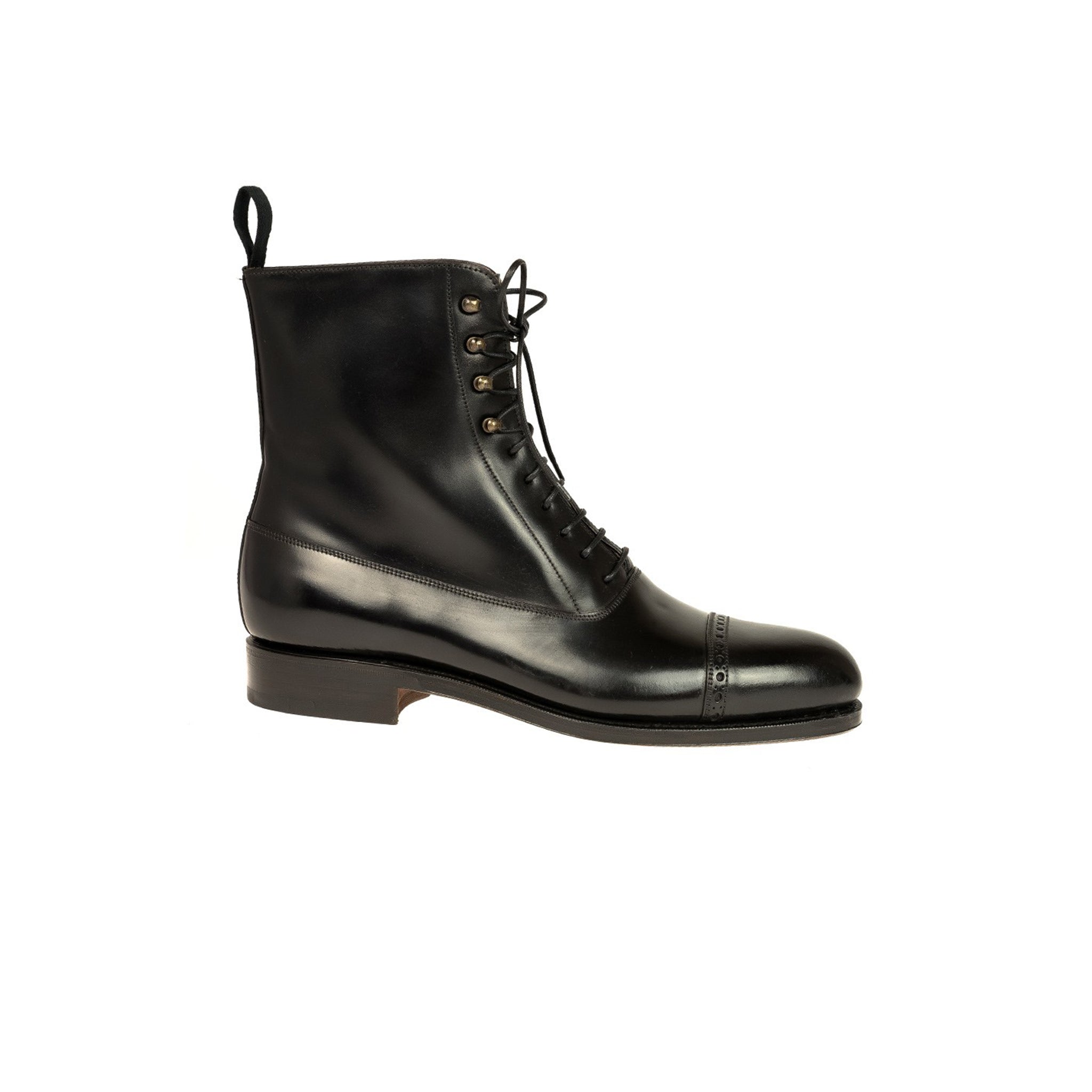 Midnight Lace-up High Ankle Boots