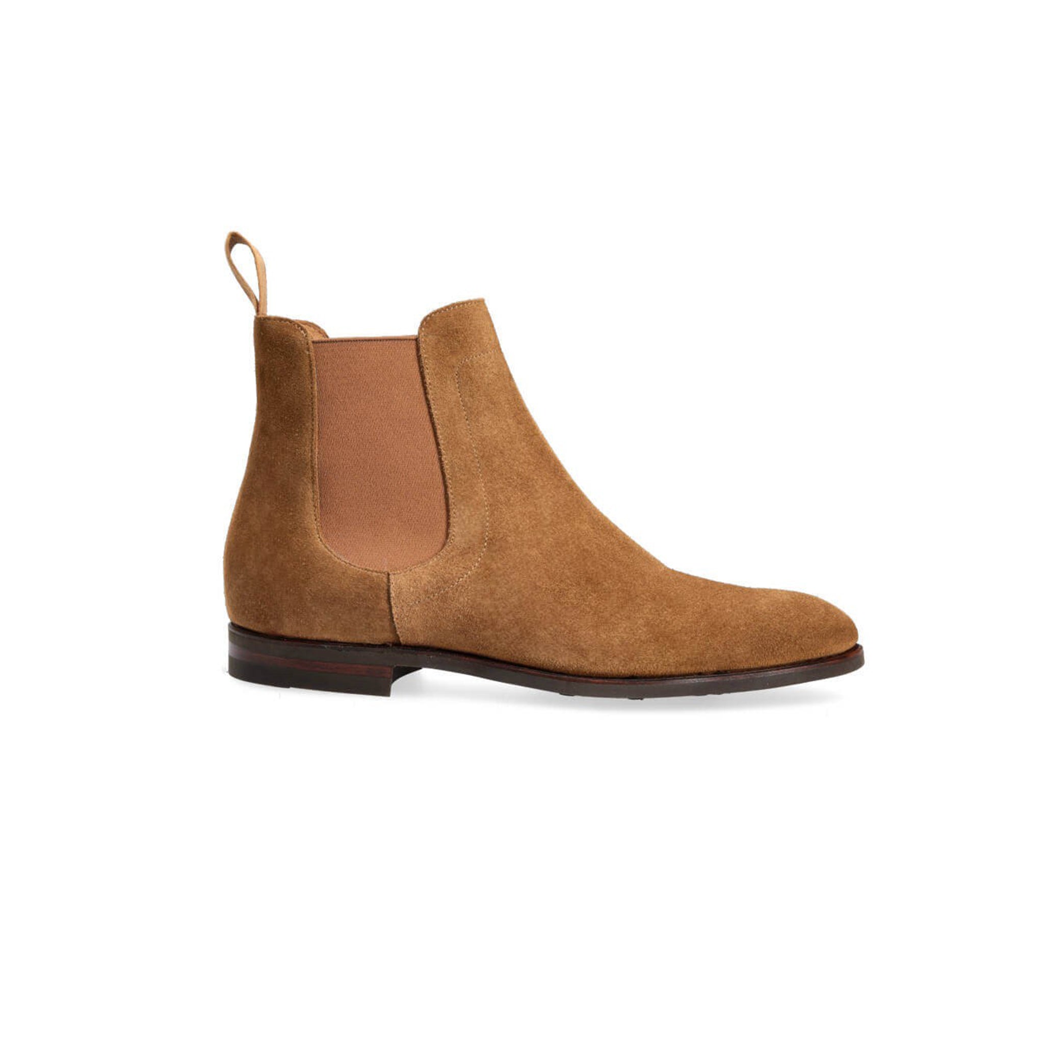 Tan Brown Patina Chelsea Boots