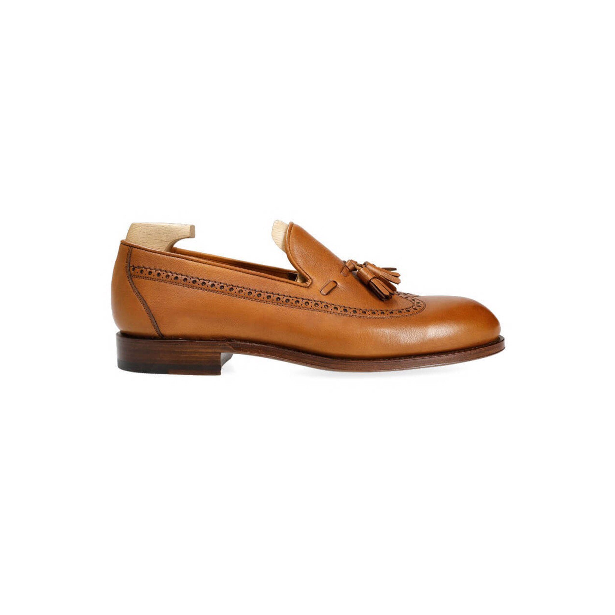 Tan Tassel Loafers