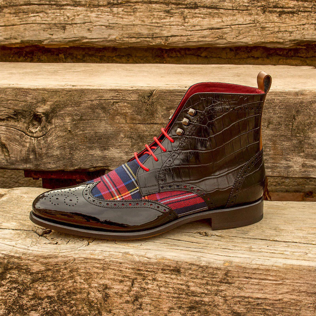 Military Brogue Boot
