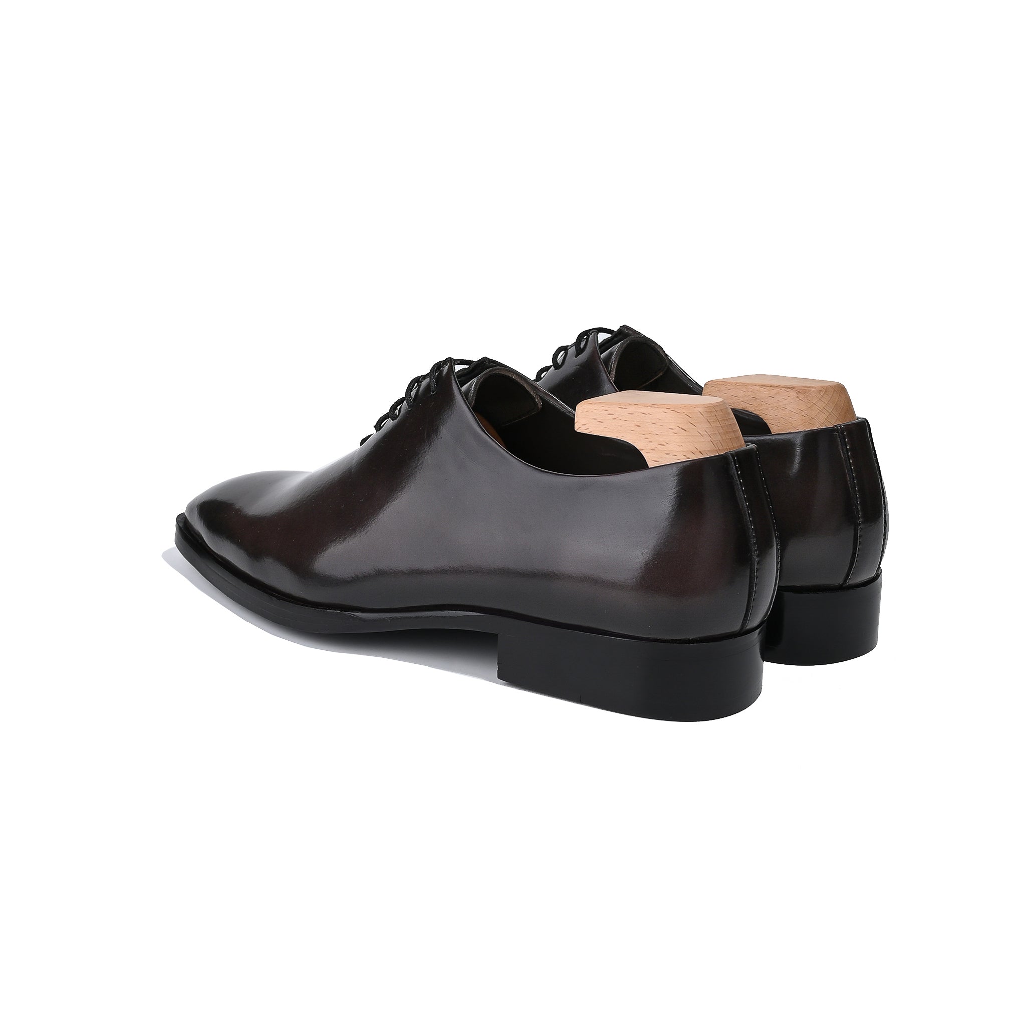 Classic Plane Toe Whole Cut Oxford Shoes