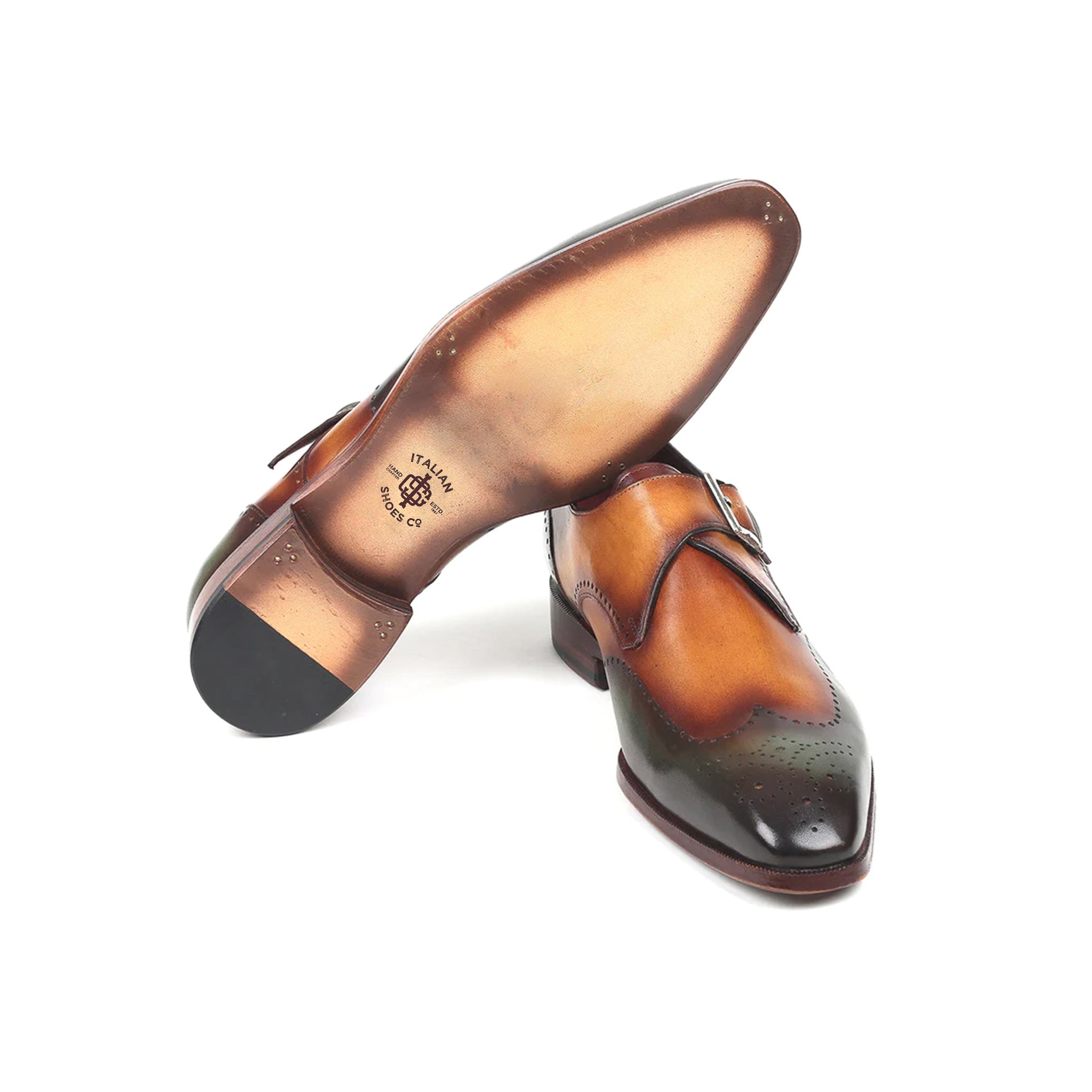 Sanguine Single Monkstrap Tan Shoes