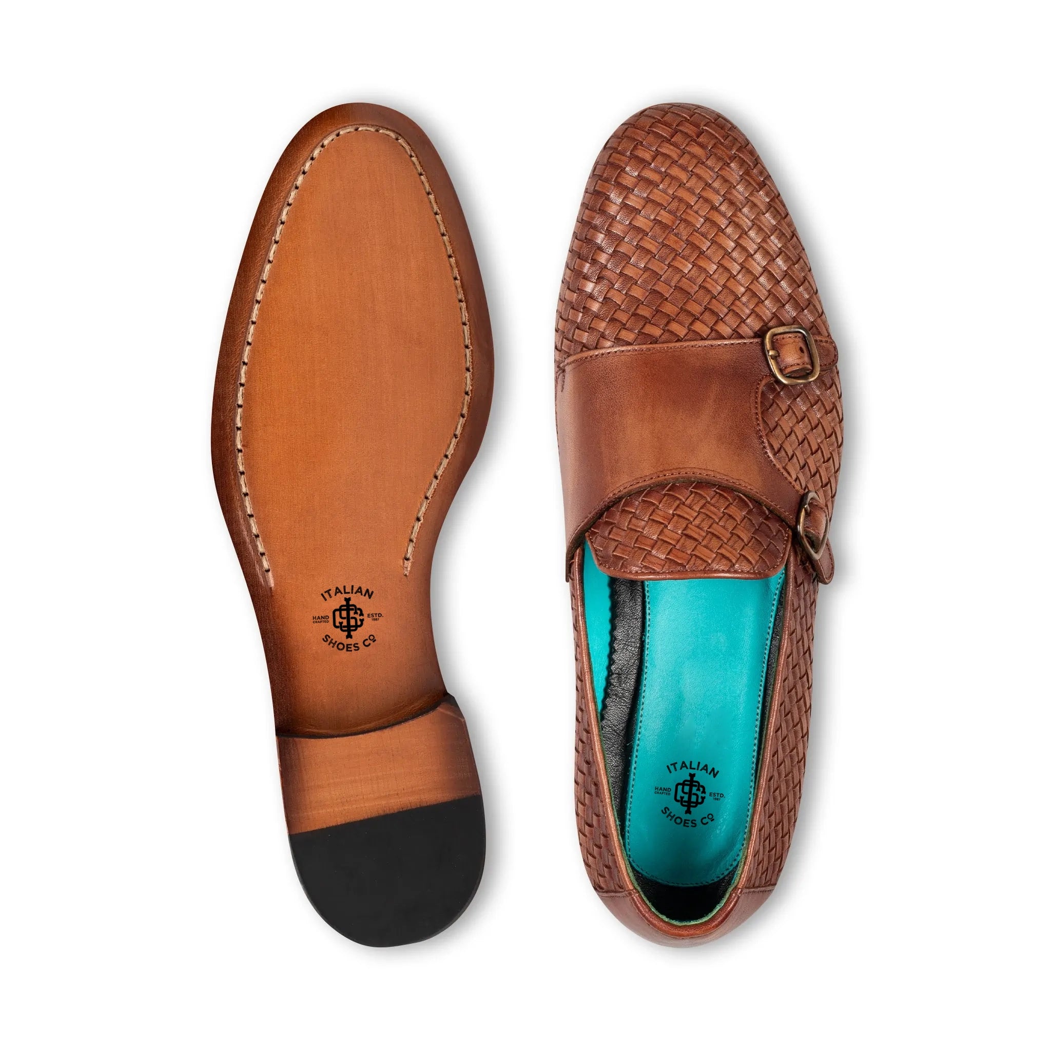 Handcrafted Double Monkstrap Men's Shoes