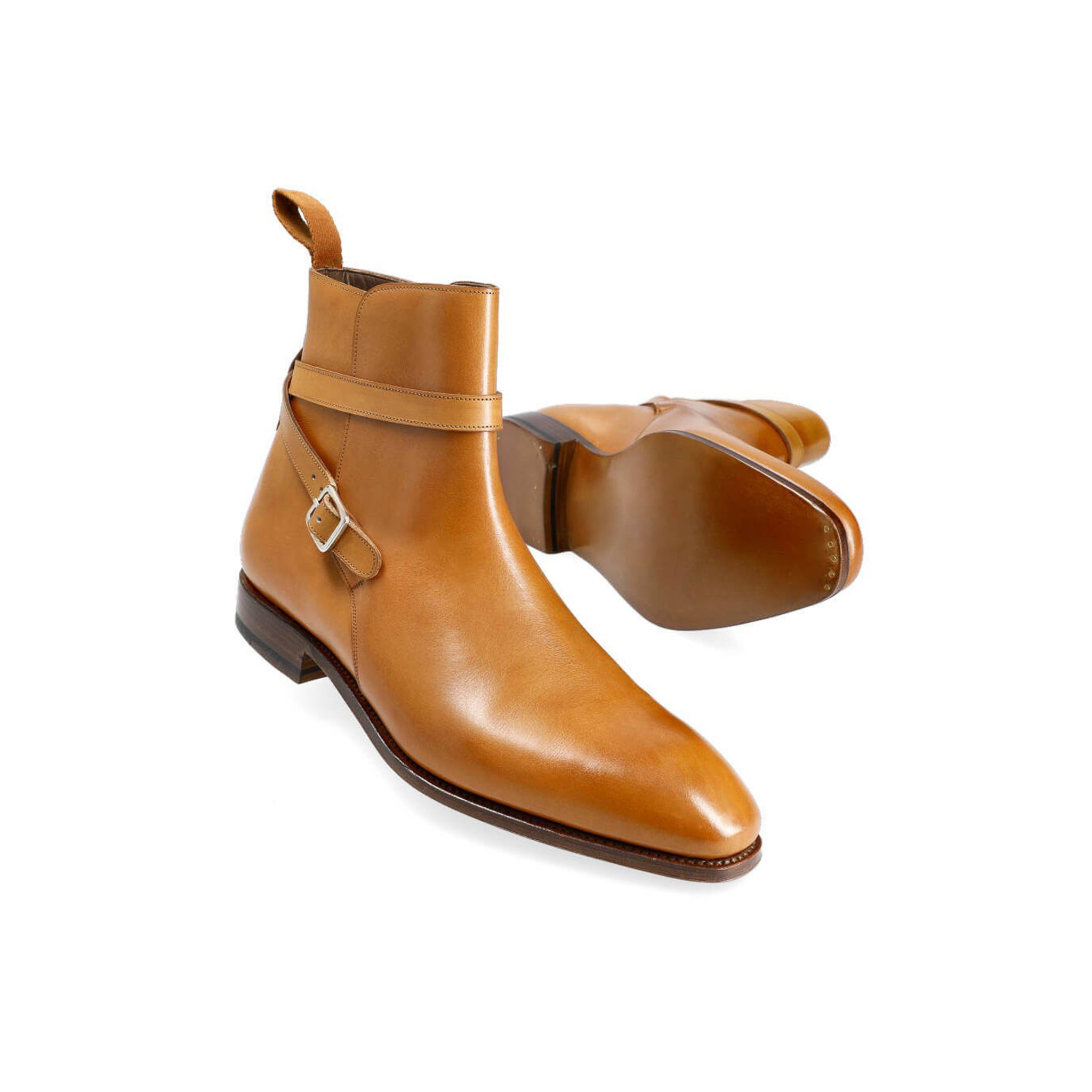 Tan Jodhpur High Ankle Men's Boots