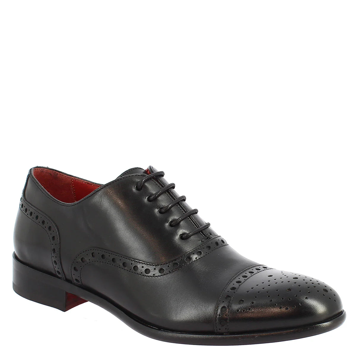 Leather Lace-Up Oxford Shoes For Men