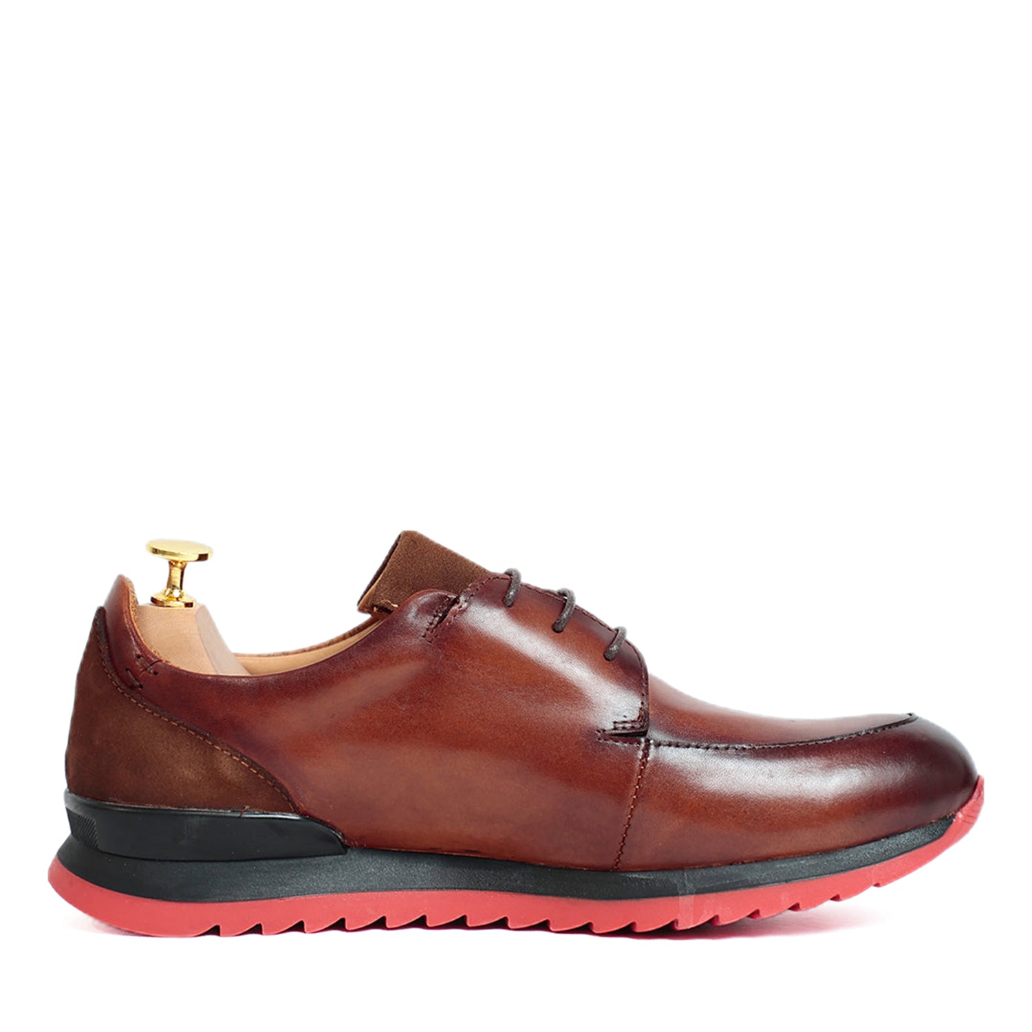 Alexandro Brown Leather Sneaker