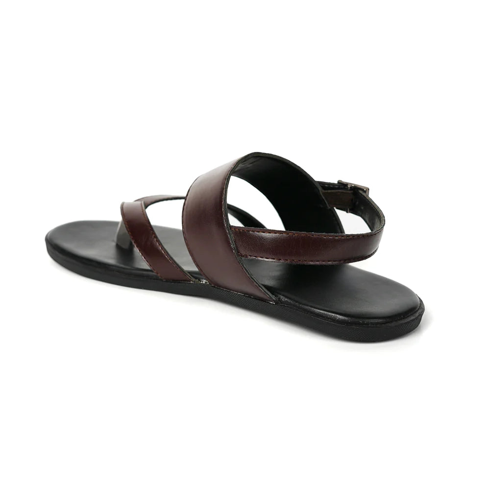 T-Rad Elastic Back Strap Sandals - Brown