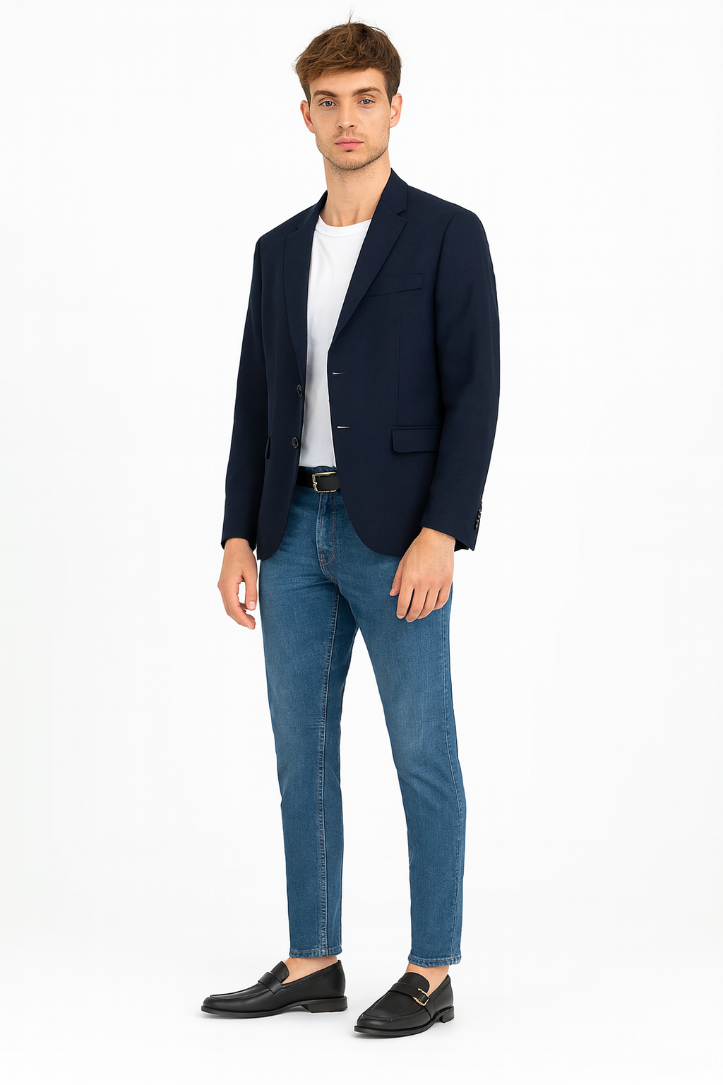 Enzo Brown Single Monk Strap Shoe