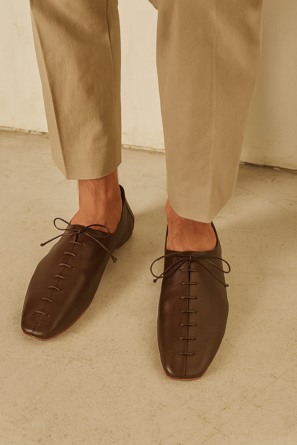 Men's Deconstructed Lace-up Shoe