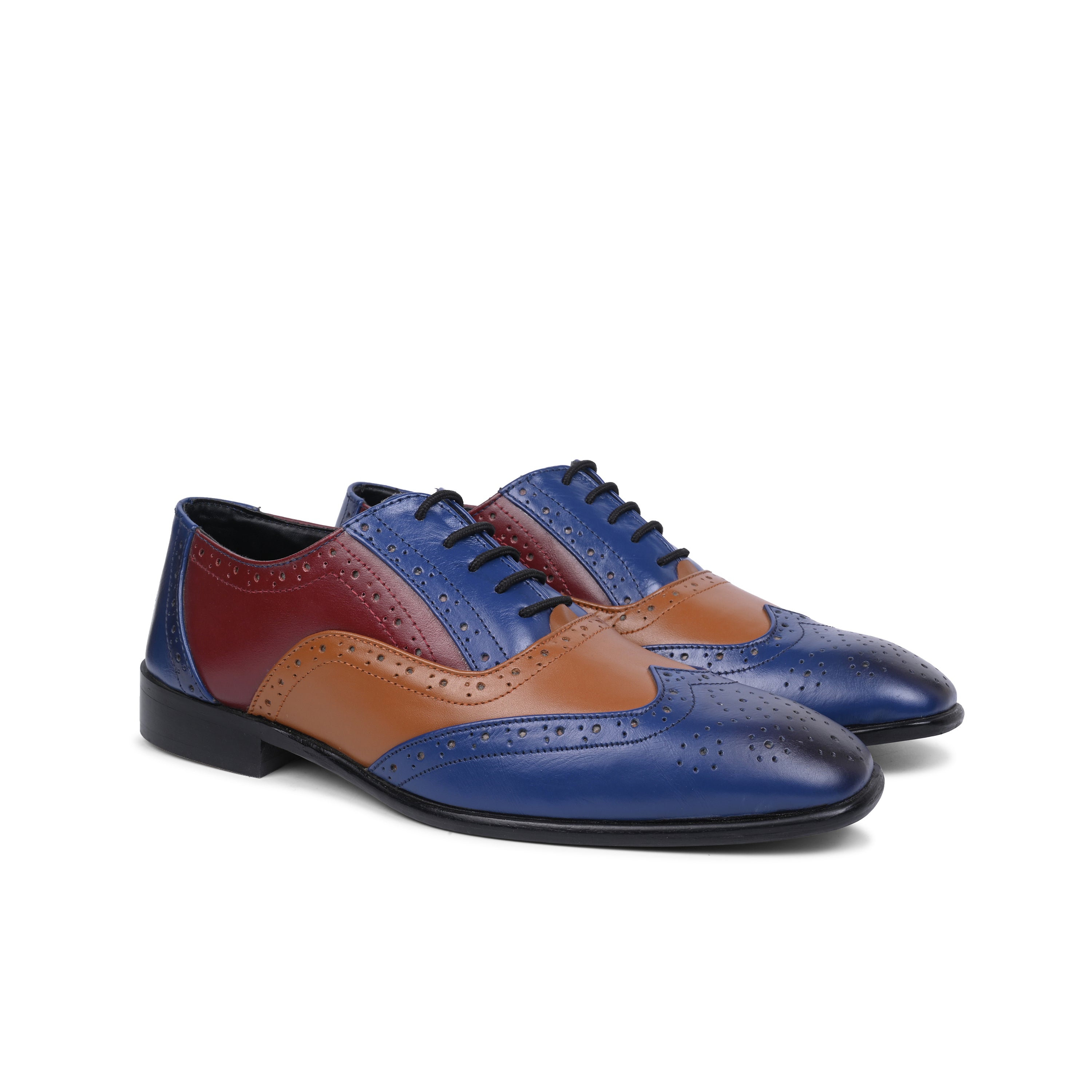 tricolour Lace Shoes