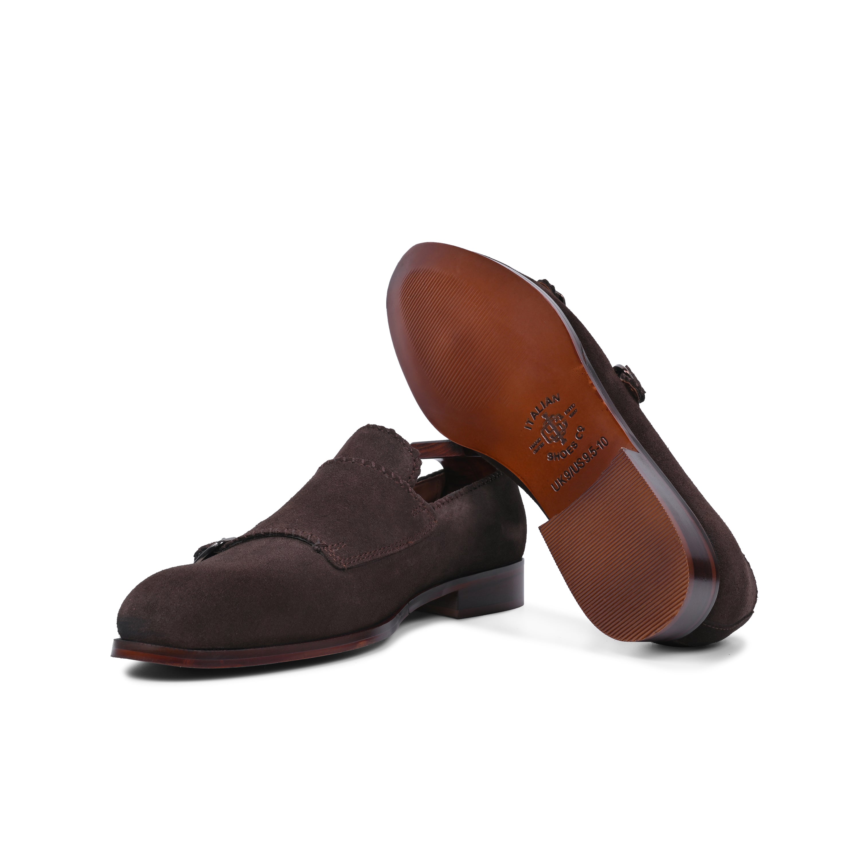 Refined Ritual Monkstrap Shoes Dark Brown