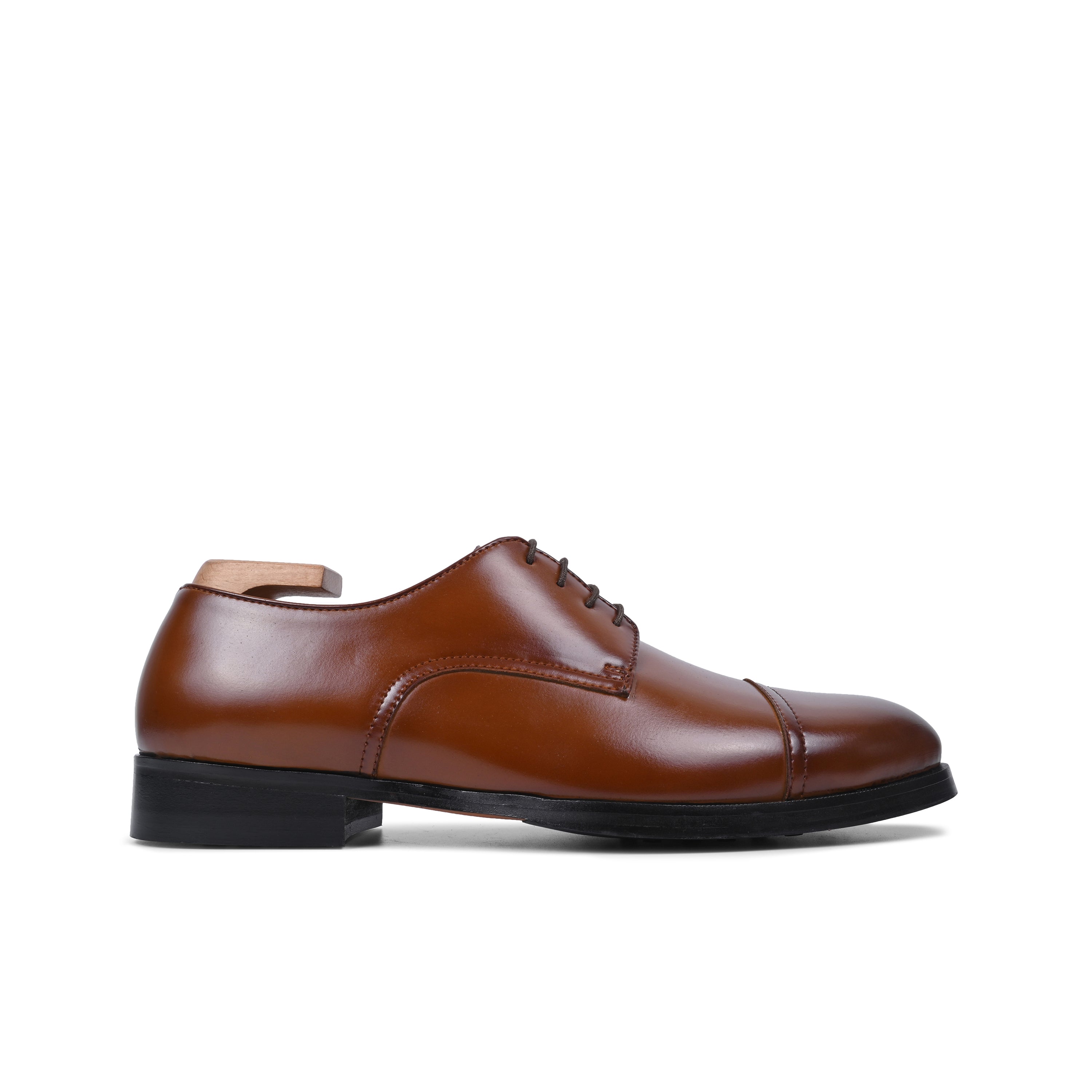 Lunar Luminary Leather Lace-Up Oxford Shoes