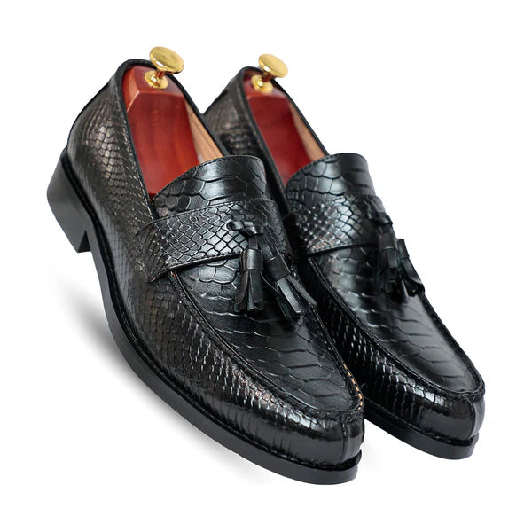 Dominator Tassel Burgundy Slip On Loafers