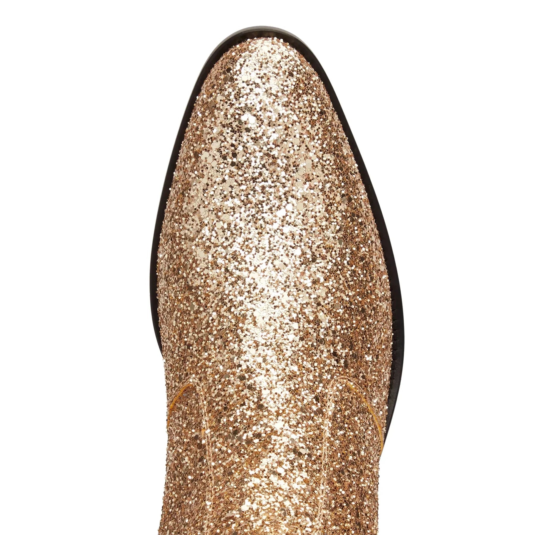 Side Zip Boot - Gold Sparkle