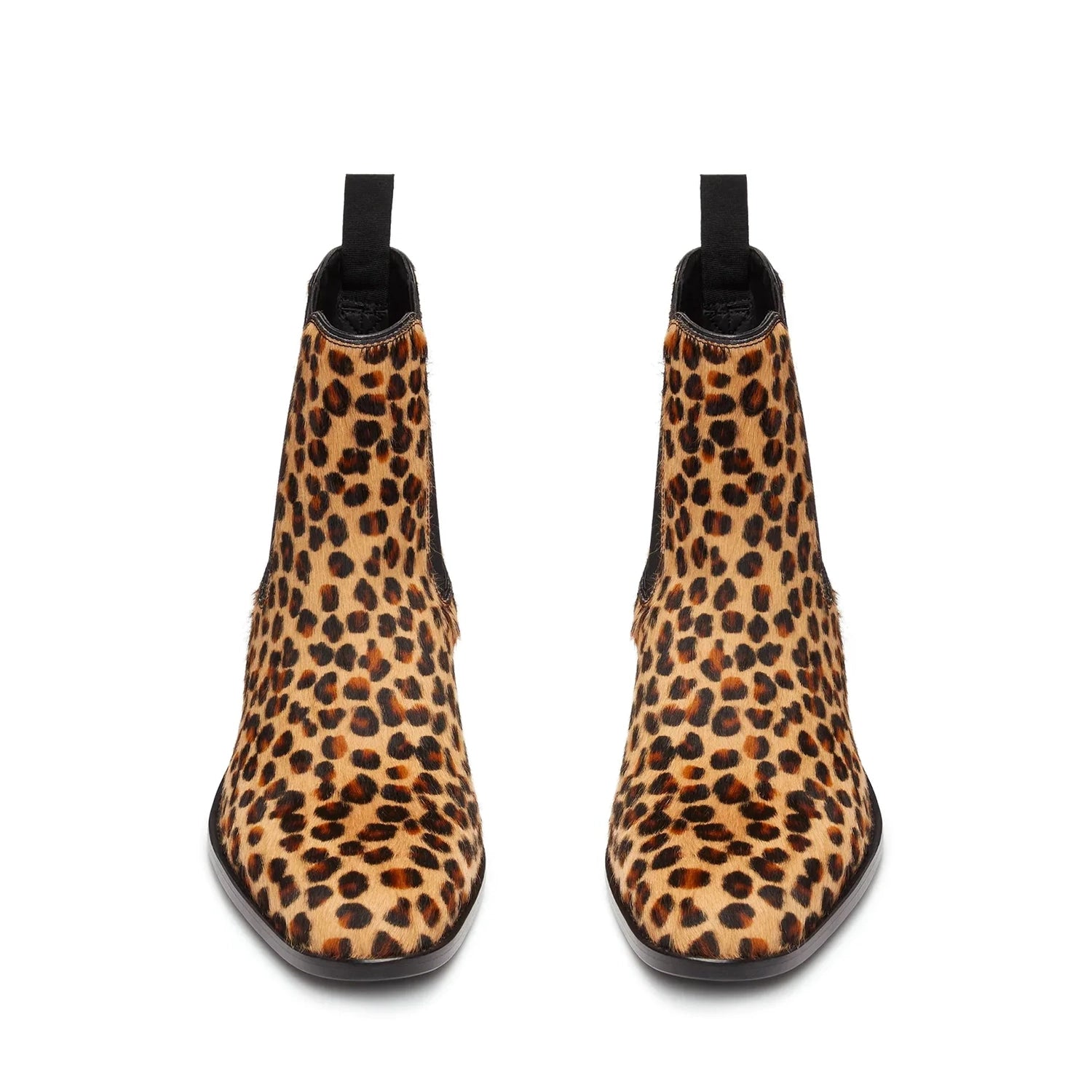 Chelsea Boot - Leopard Print Pony Hair Leather