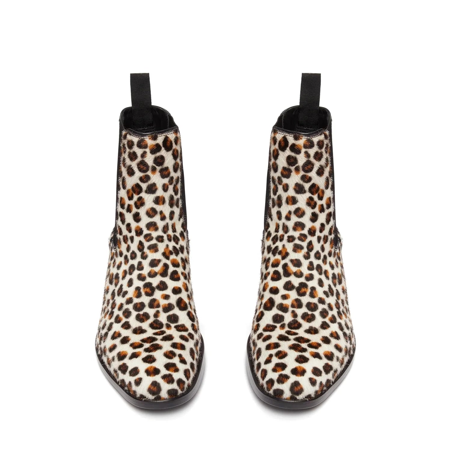 Chelsea Boot - Leopard Print Pony Hair