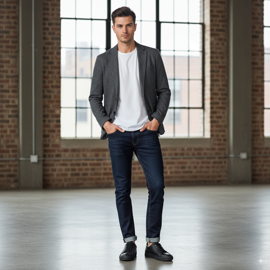 Vegan Leather Low-Top Sneakers Black