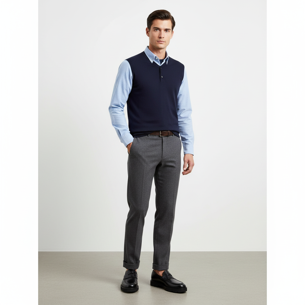 Black Celestia Slip On Chunky Loafers