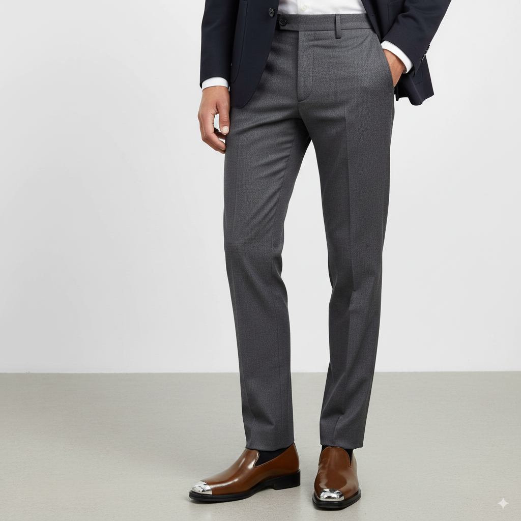 Luxury Dual Tone Double Monk Strap Shoe