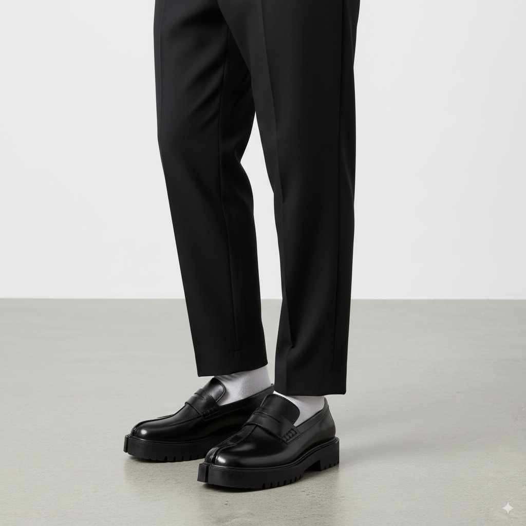 Horseshoe Split Toe Loafers