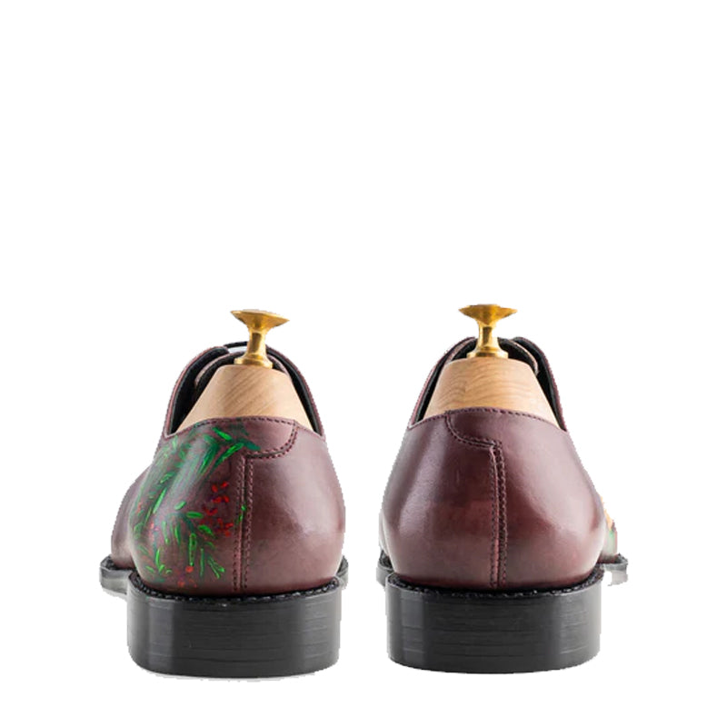 Deer Plum Wholecut Oxfords Shoes