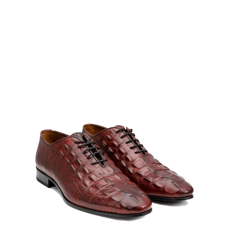 Men Textured Leather Oxford Shoes