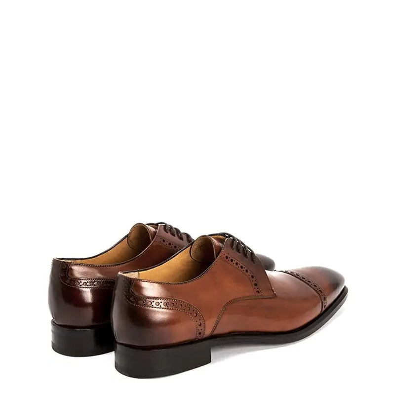 Premium Wholecut Leather Formal Oxford Burgundy Shoe