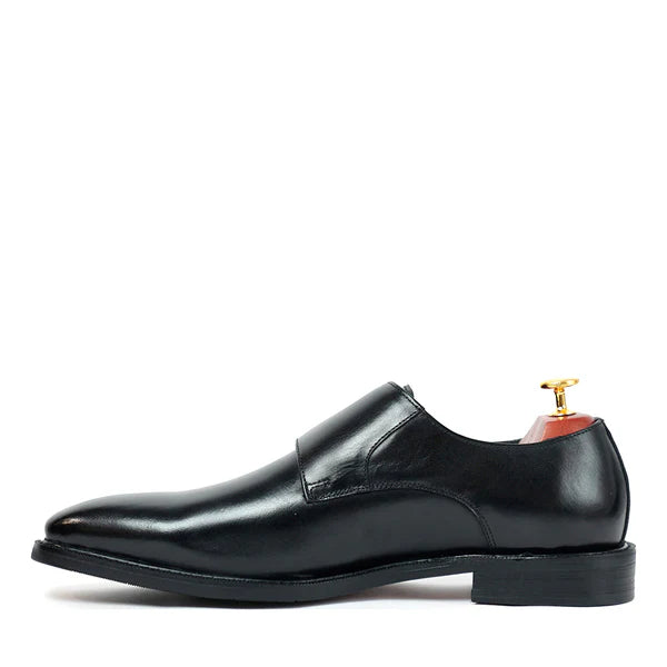 Classic Brown Monk Strap Shoes