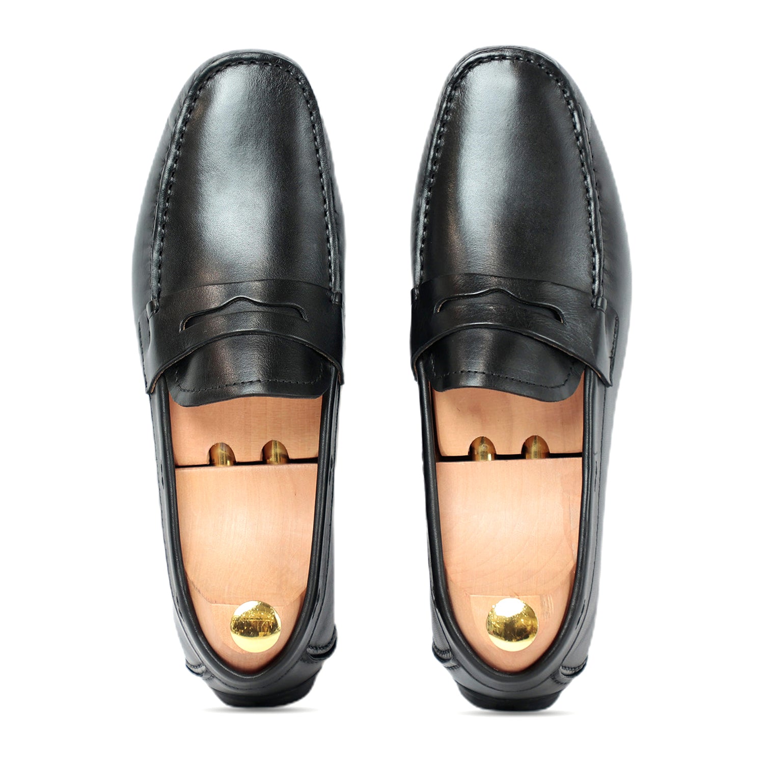 Black Driving Moccasins