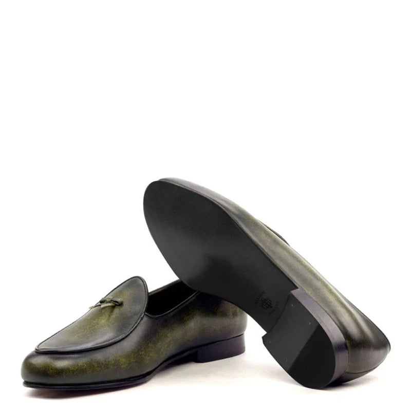 Patina Slip-On Leather Loafer For Men
