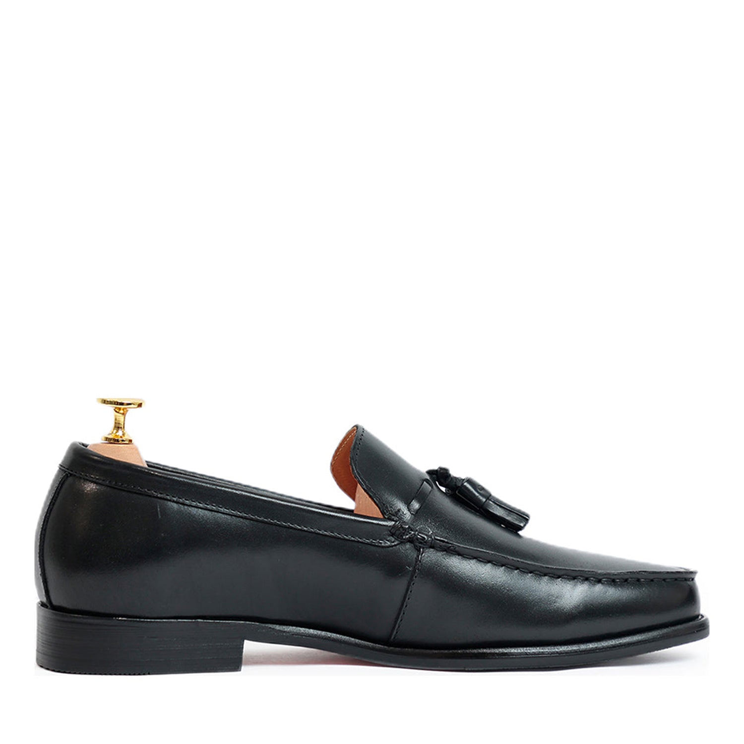 Selton Black Loafer Shoes