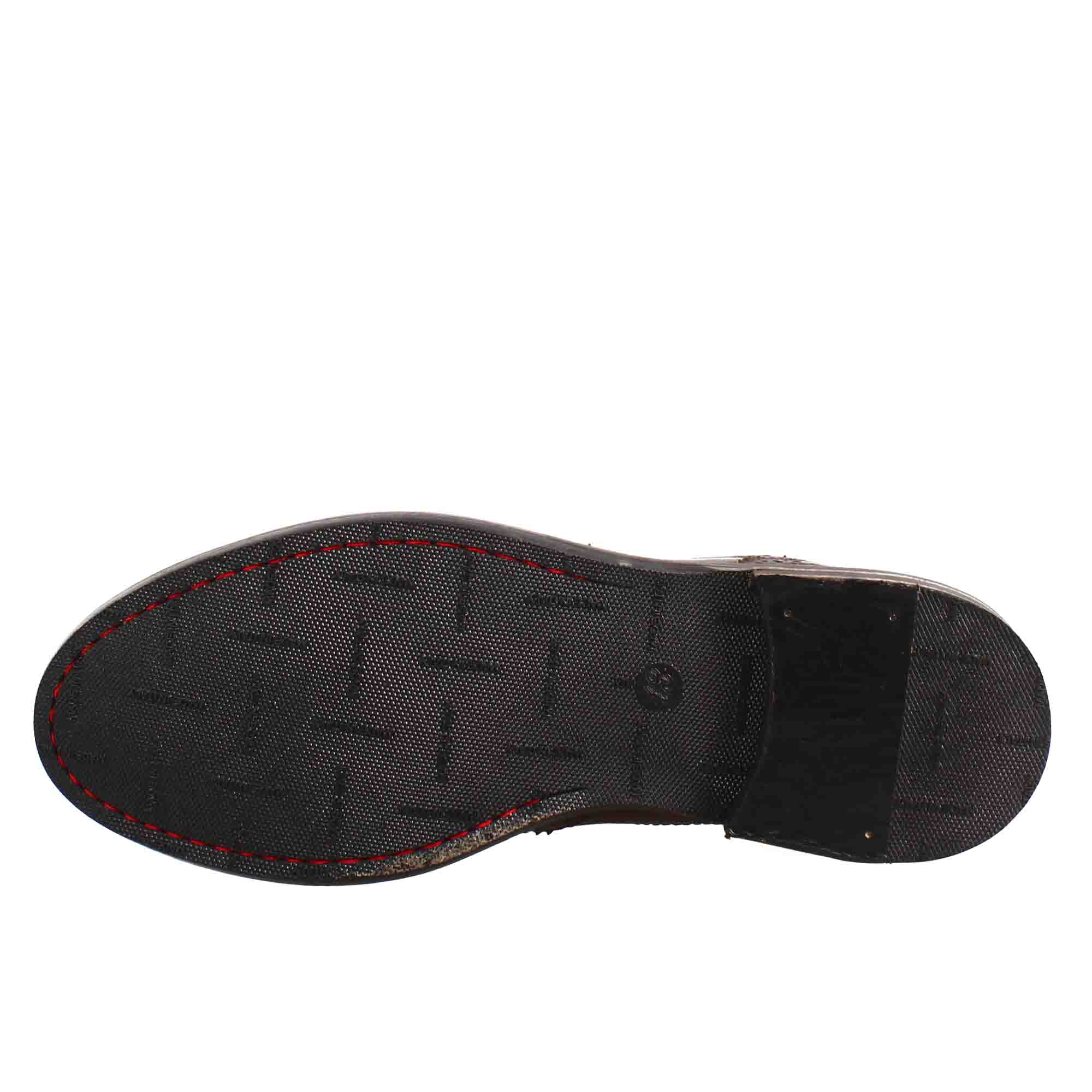 Men's candy chelsea boot in washed leather,