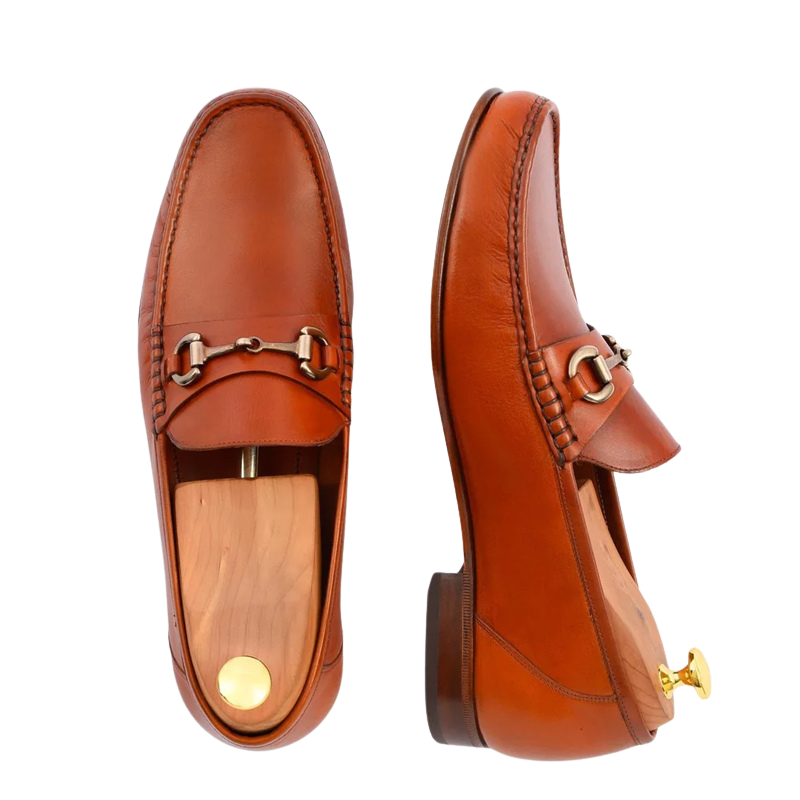 Men's Leather Tan Timeless Elegance Loafer