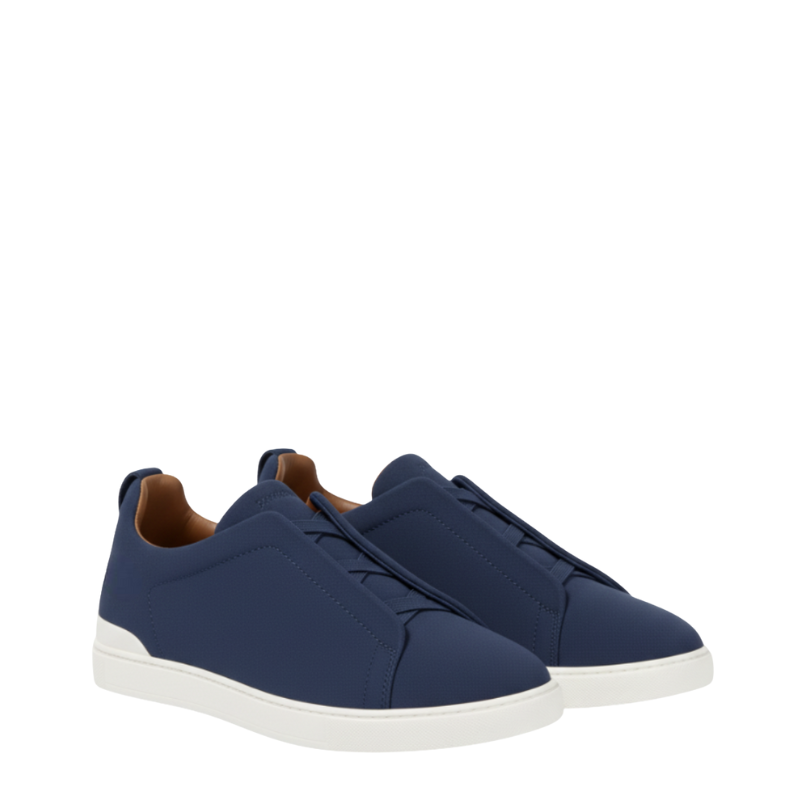 Luxury Edition Triple Stitch Blue Sneaker for Men's