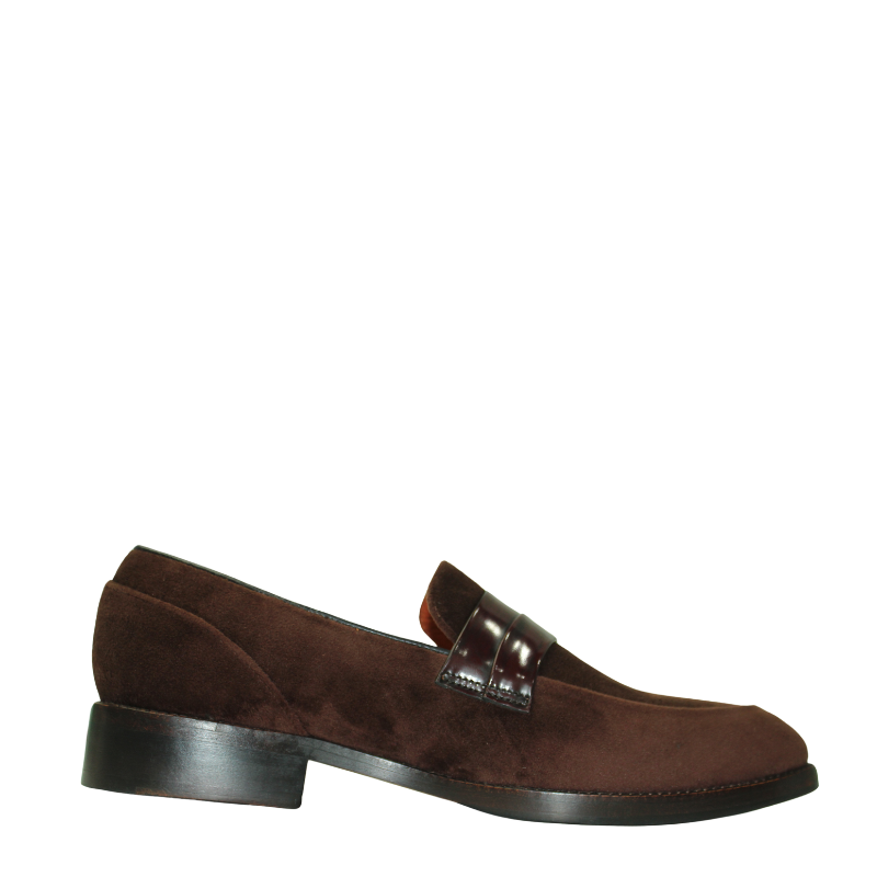 Luxury Suede Leather Brown Slip on for Men's