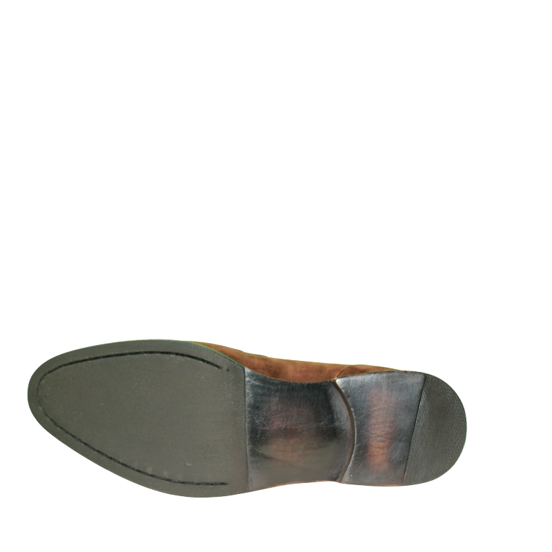 Luxury Suede Leather Brown Slip on for Men's