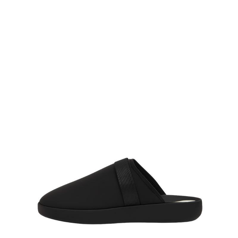 Italian Black Luxe Mule for Men's